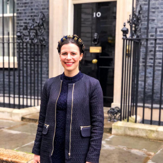 HERMIONE HARBUTT VISITS DOWNING STREET