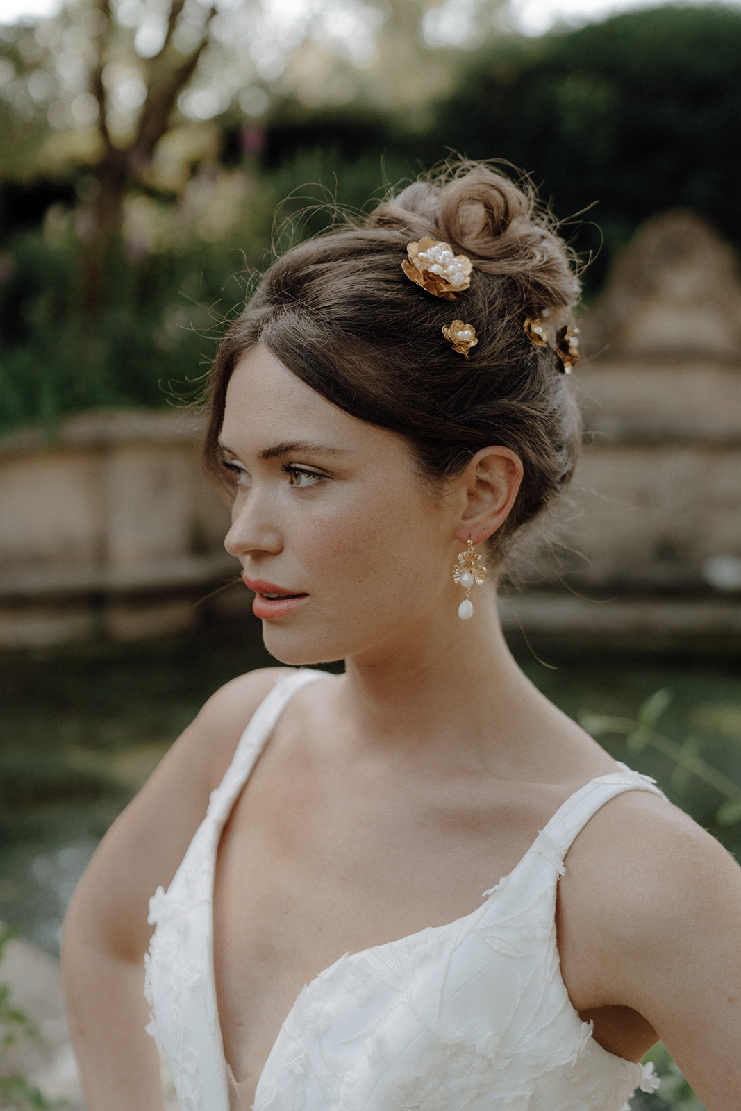 Orchid Drop Earrings