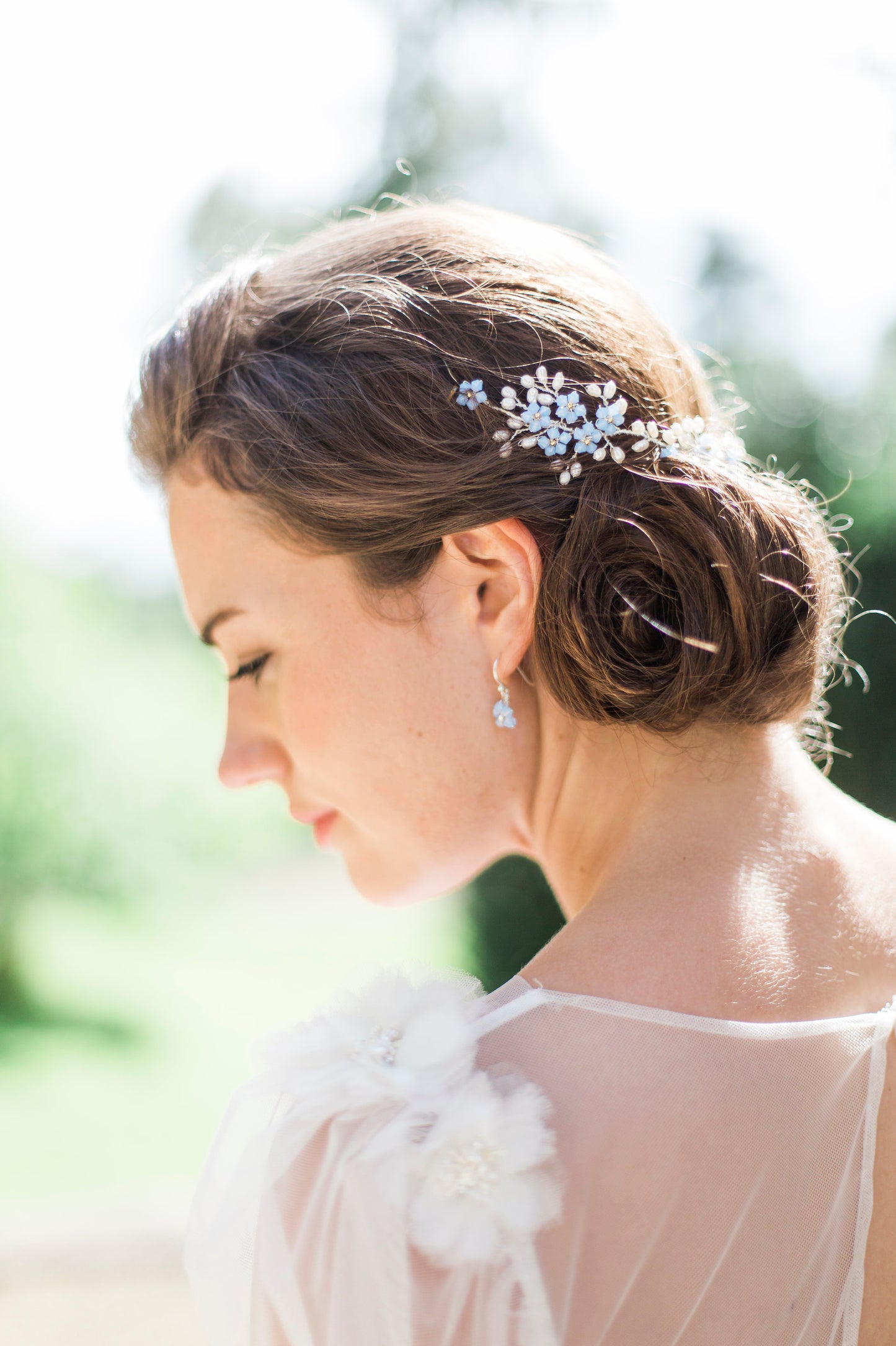 Forget Me Not Headpiece