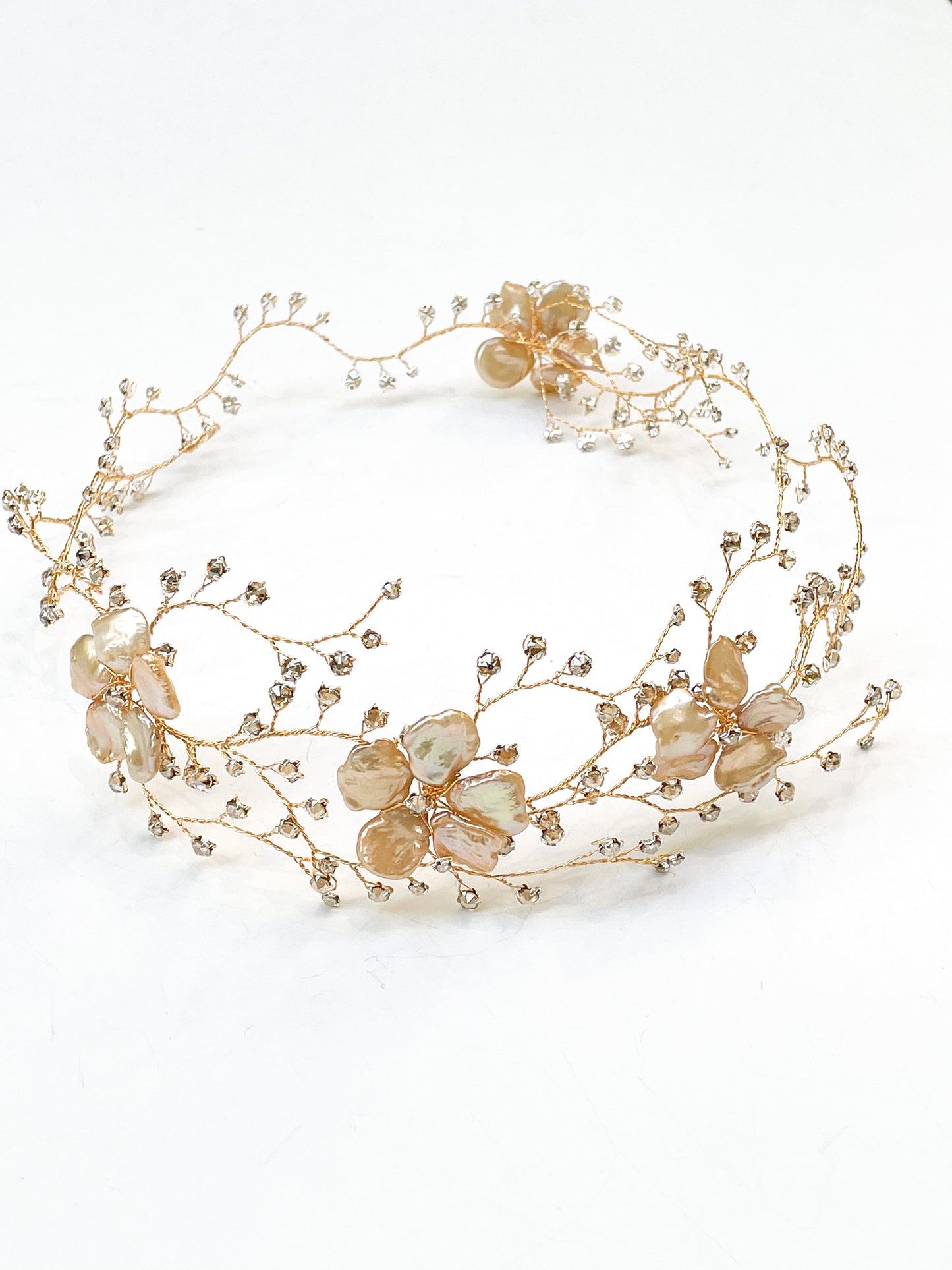 Champagne Blossom Garland