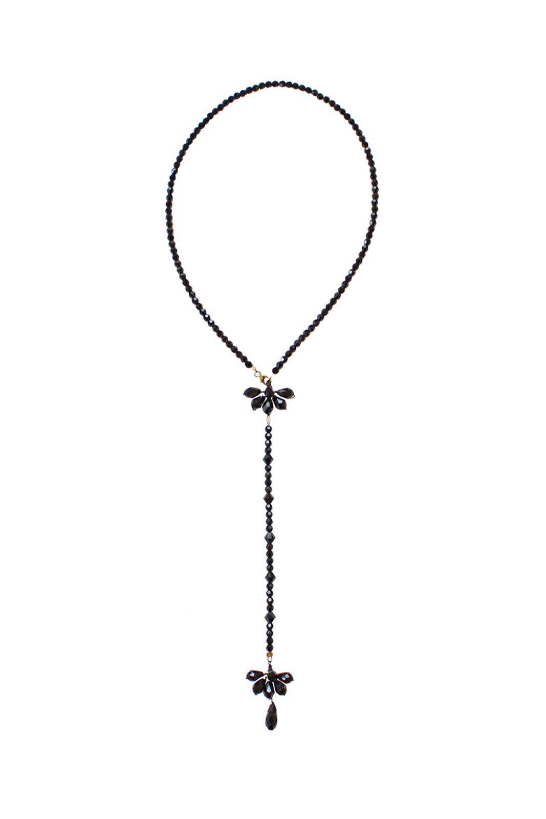 Deco Black Back Necklace