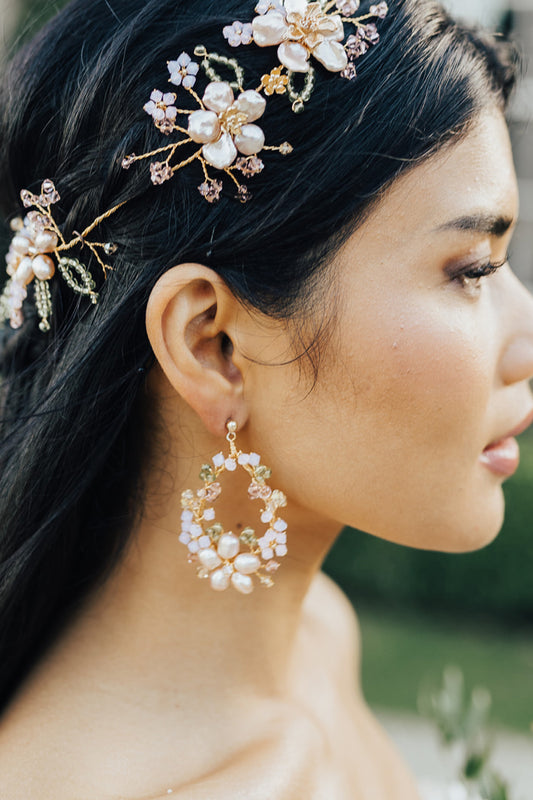 Spring Garden Chandelier Earrings