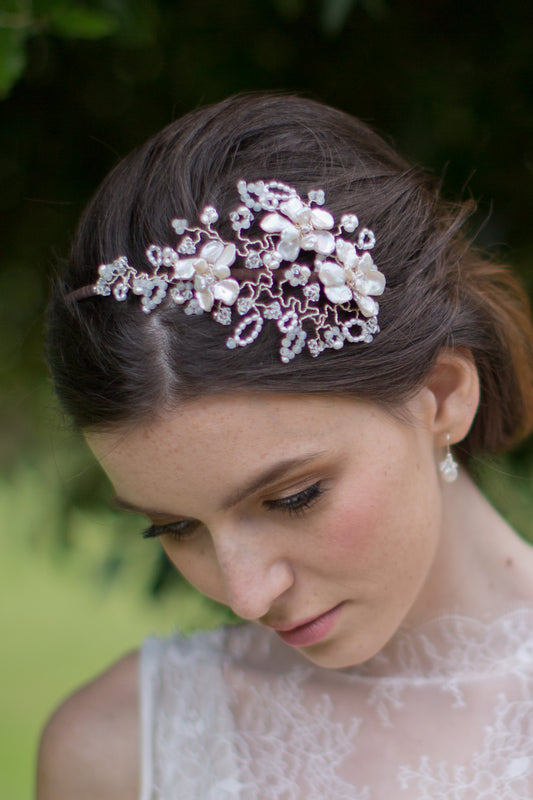 May Blossom Mini Headdress