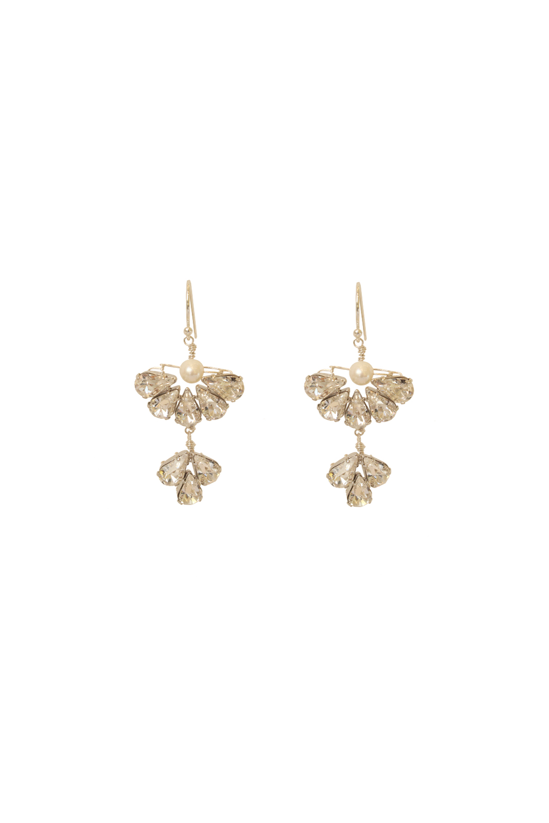 Paris Fan Drop Earrings