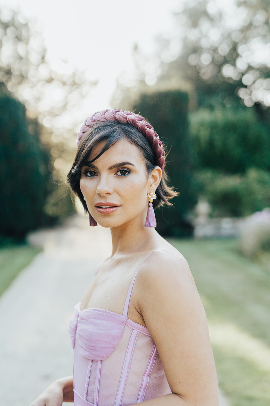 Boleyn Rose Headdress