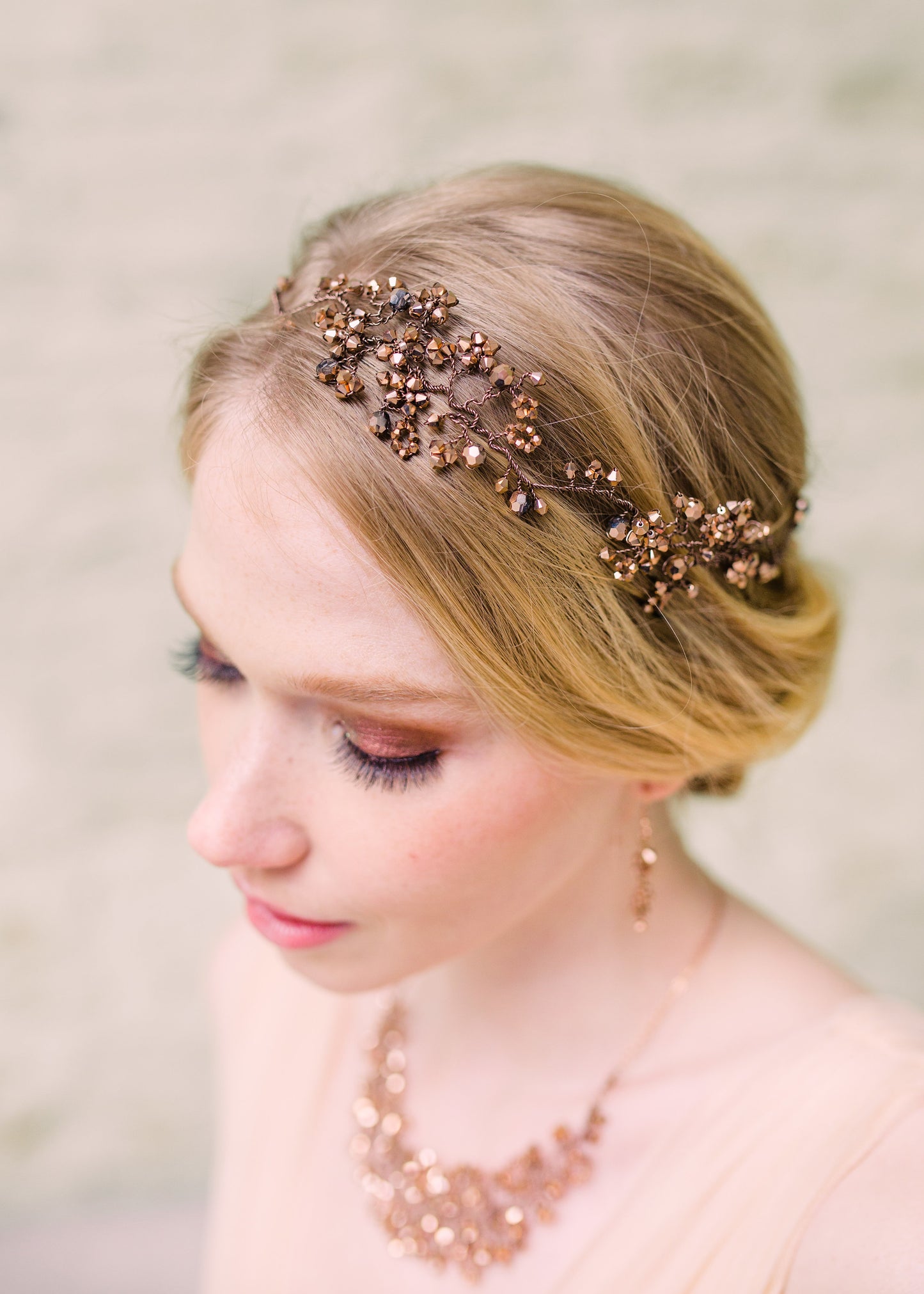 Rose Gold Violette Garland