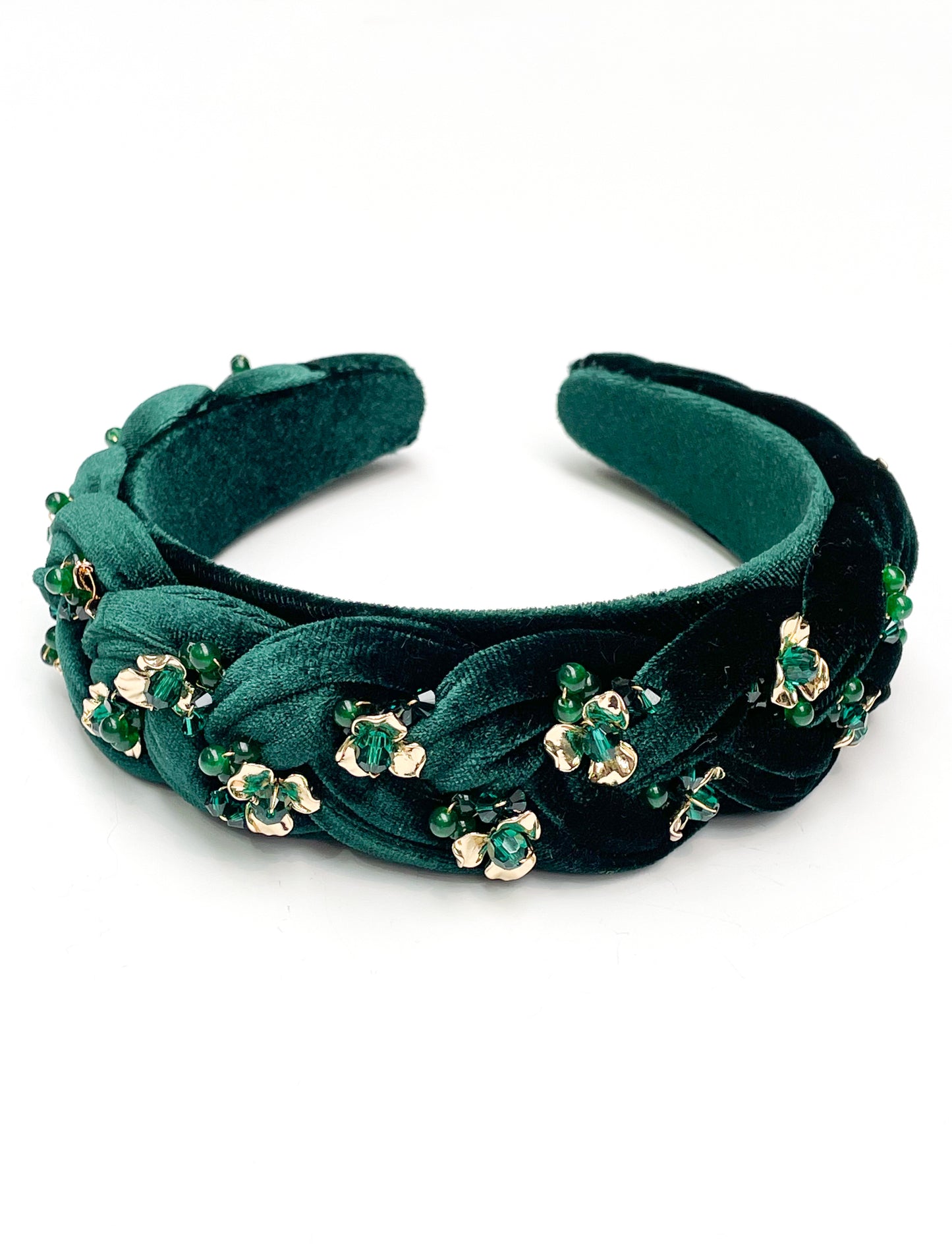 Velvette Emerald Headdress