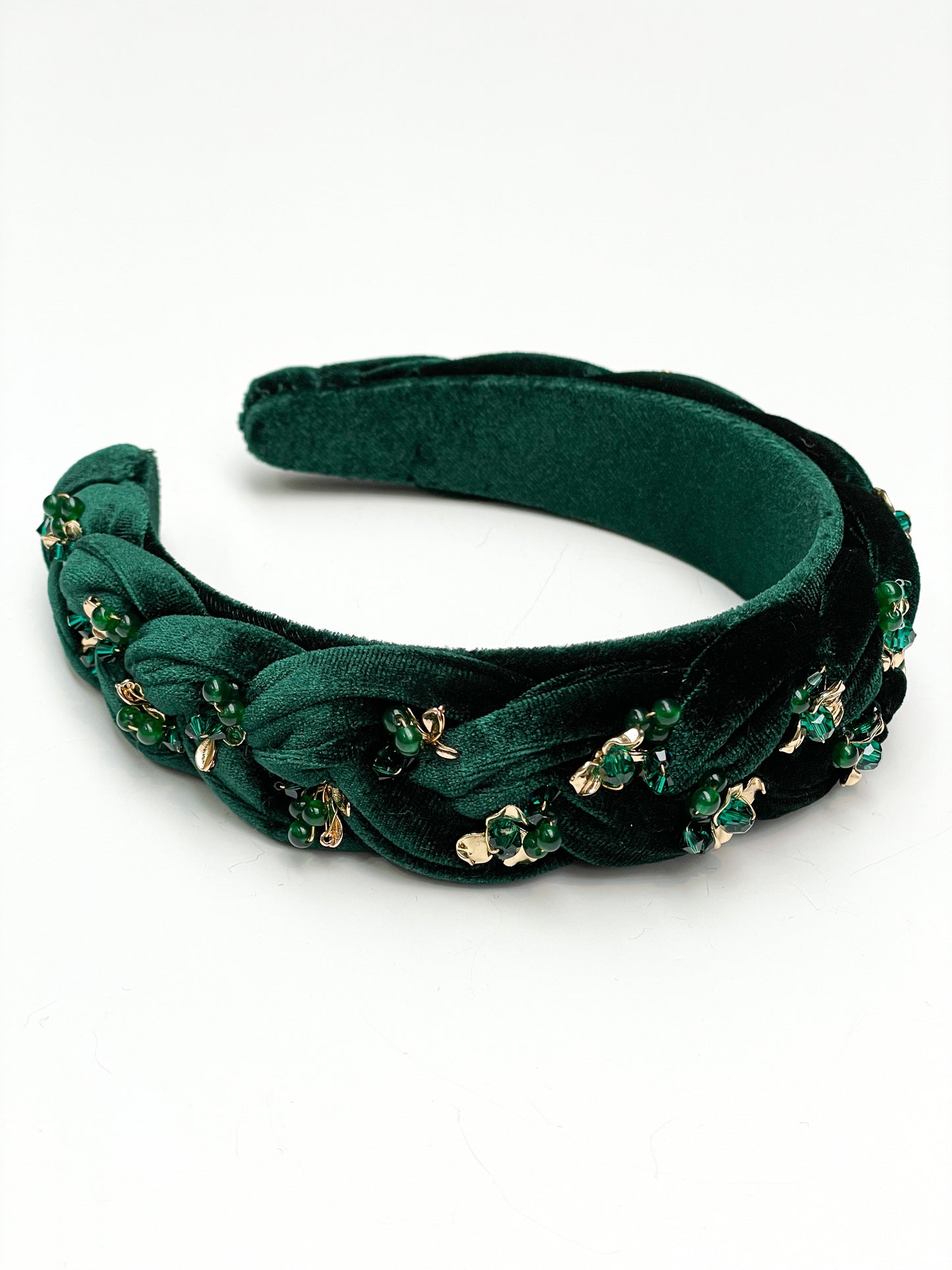 Velvette Emerald Headdress