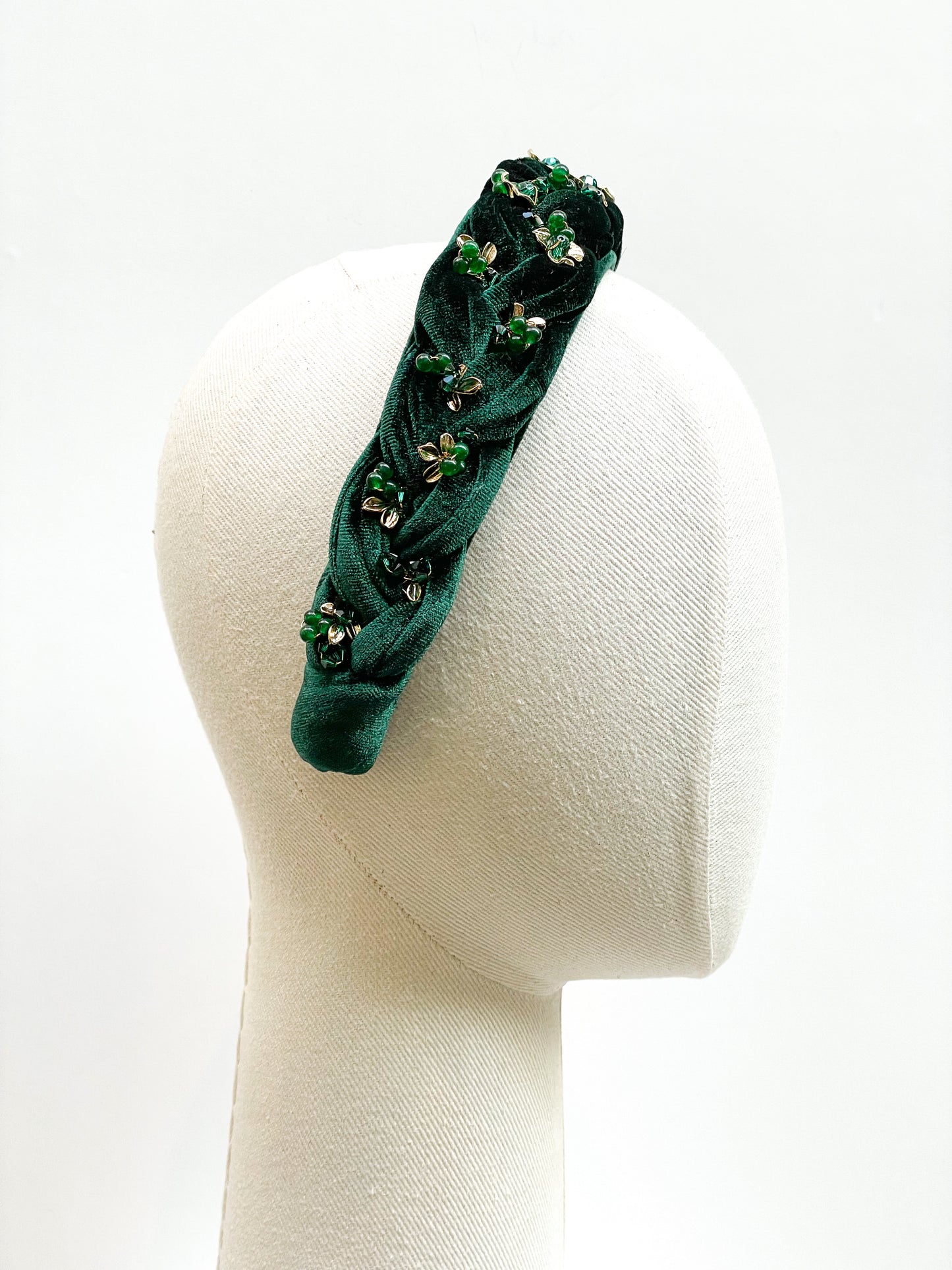 Velvette Emerald Headdress