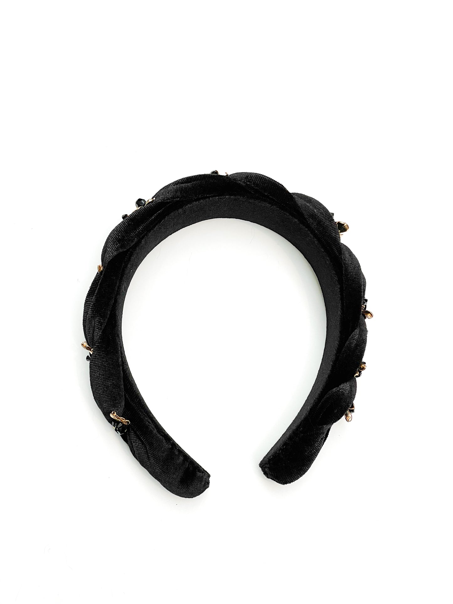 Velvette Black Headdress