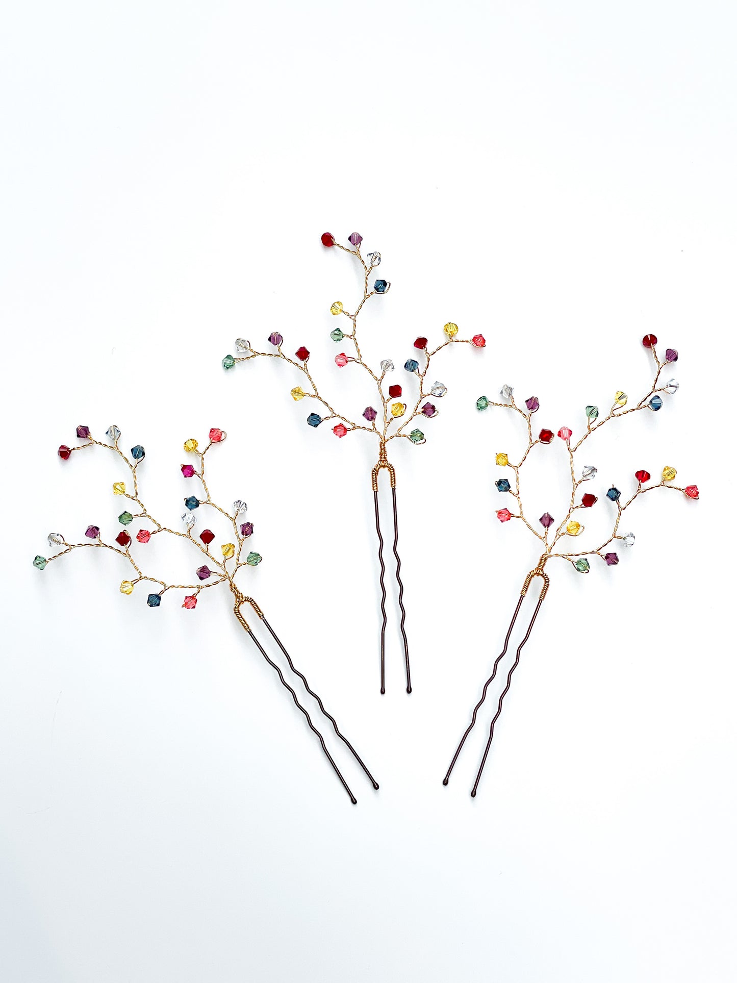 Rainbow Hairpins