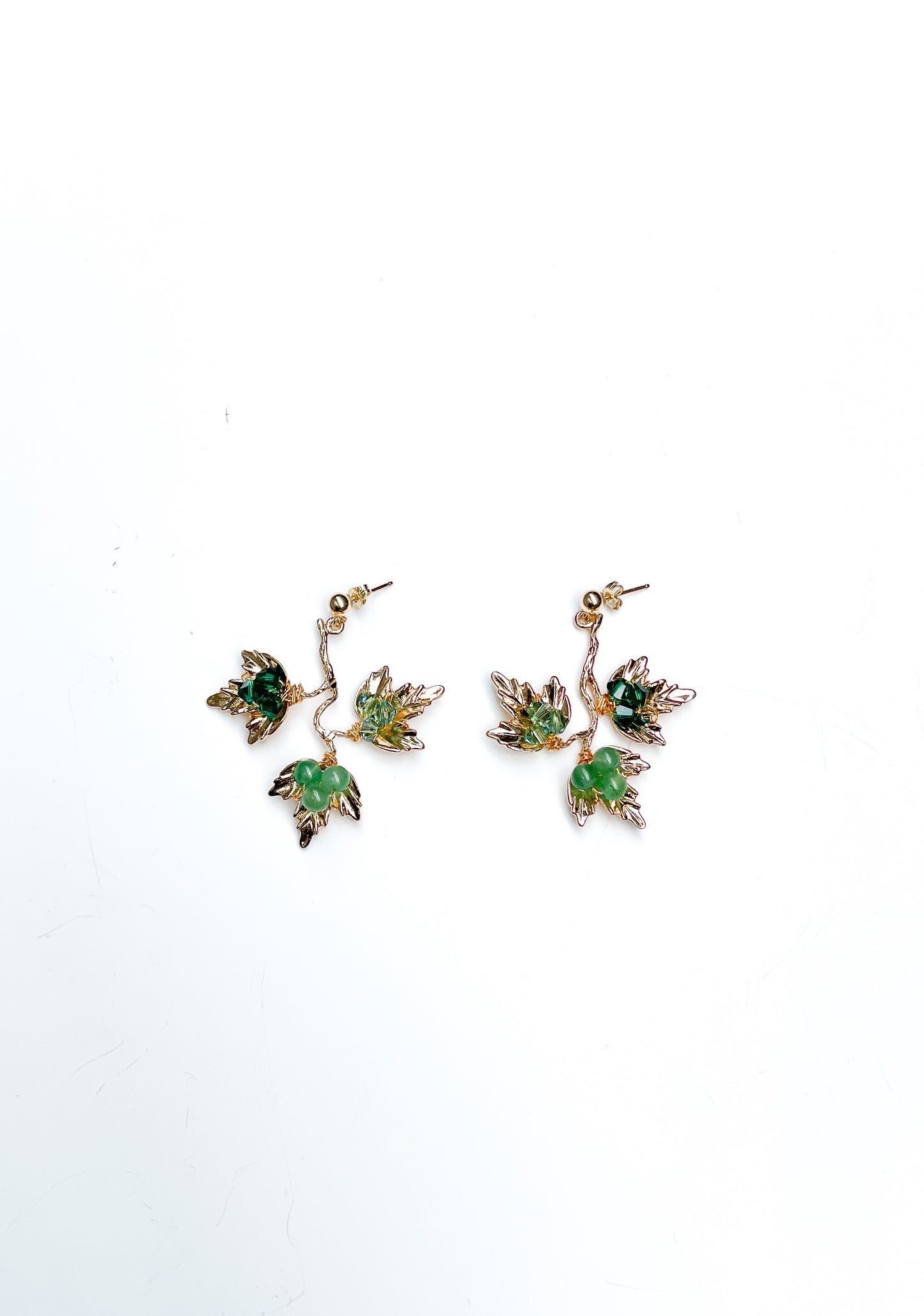 Ivy Emerald Earrings