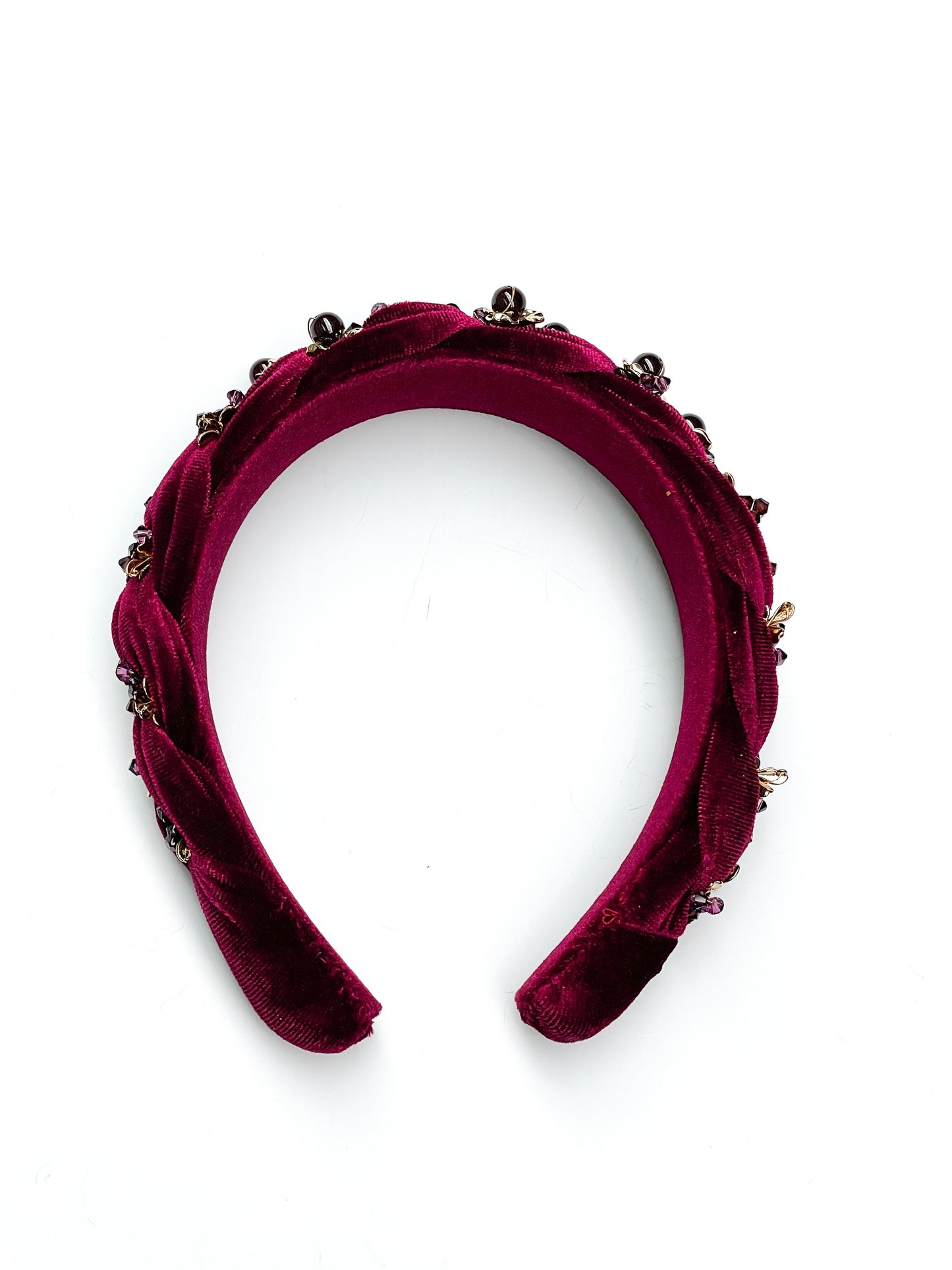 Velvette Berry Headdress