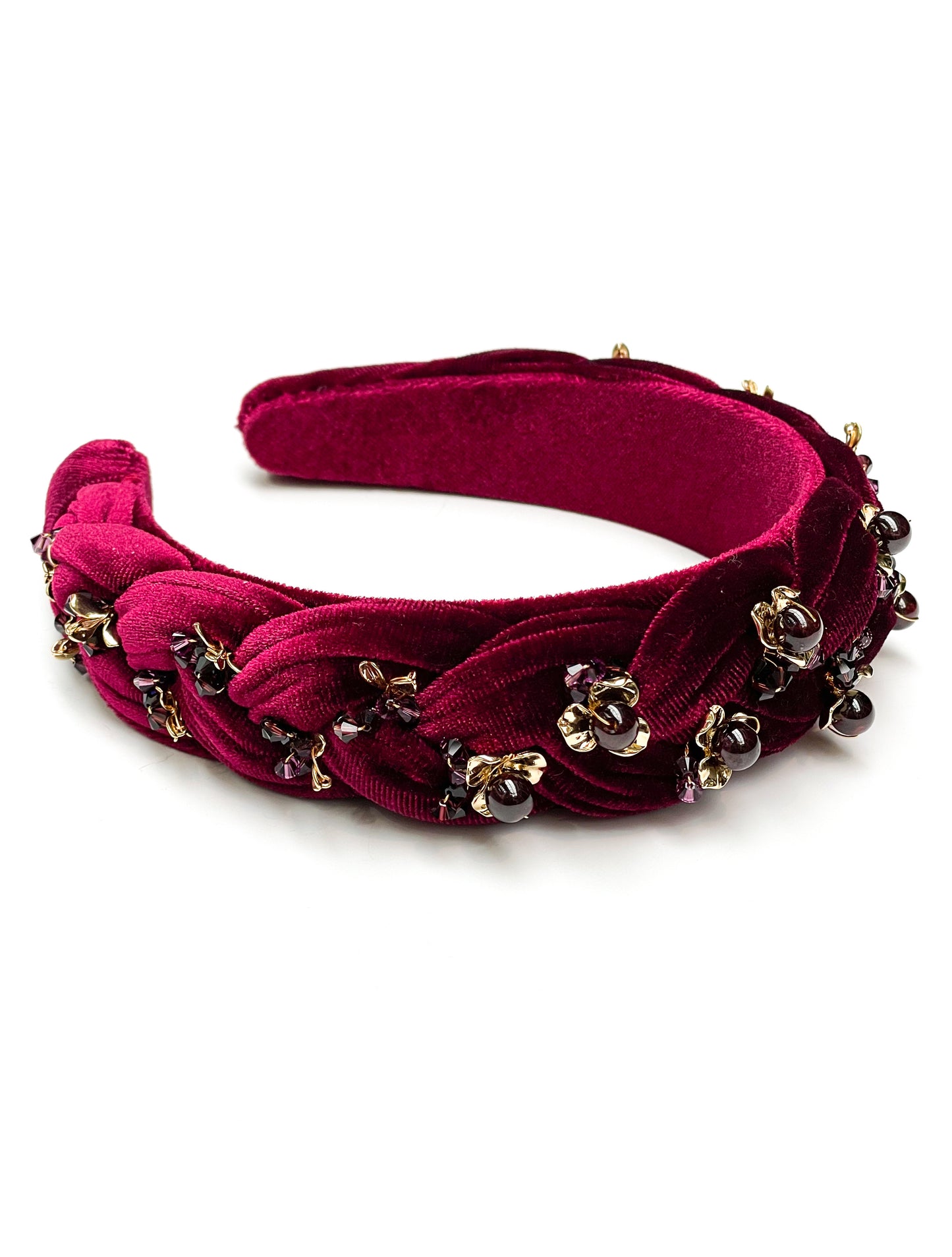 Velvette Berry Headdress