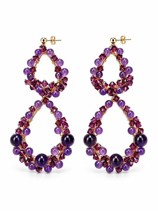 Amaranthine Earrings