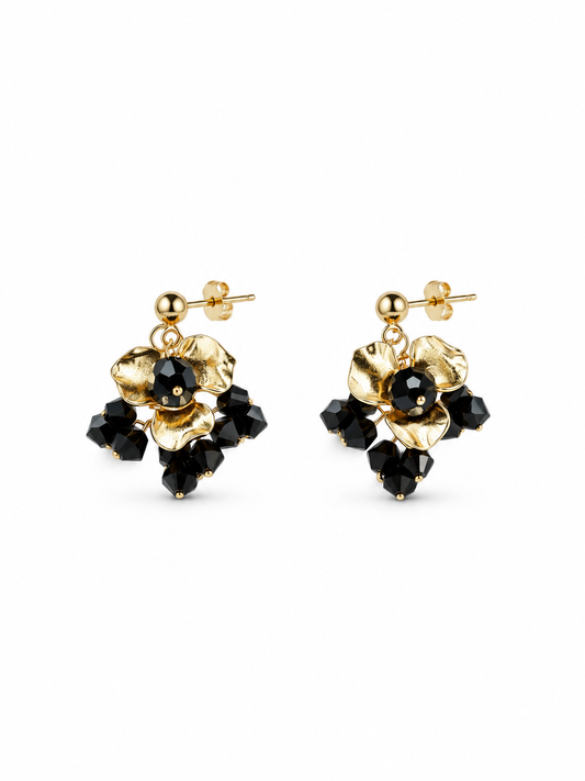 Velvette Black Earrings