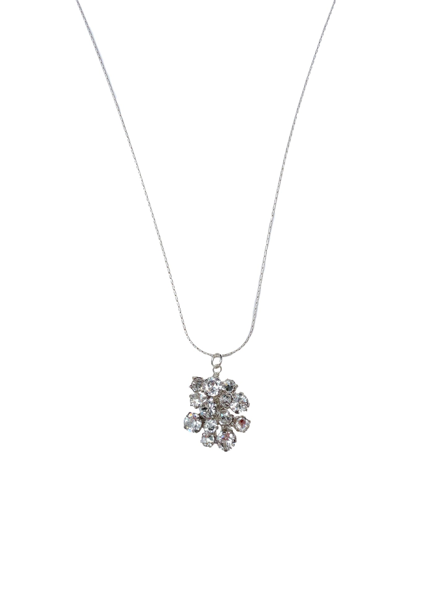 Penny Crystal Pendent Necklace