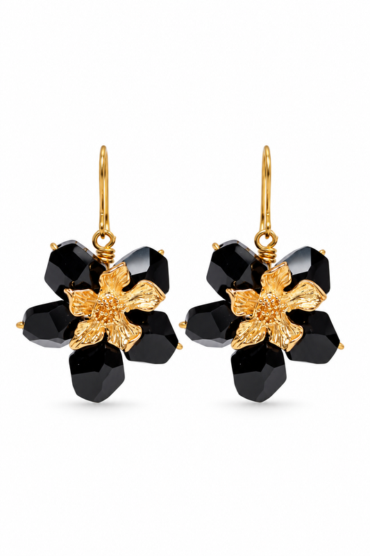 Titania Black Earrings