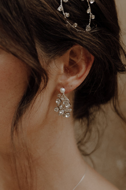 Penny Grande Crystal Earrings