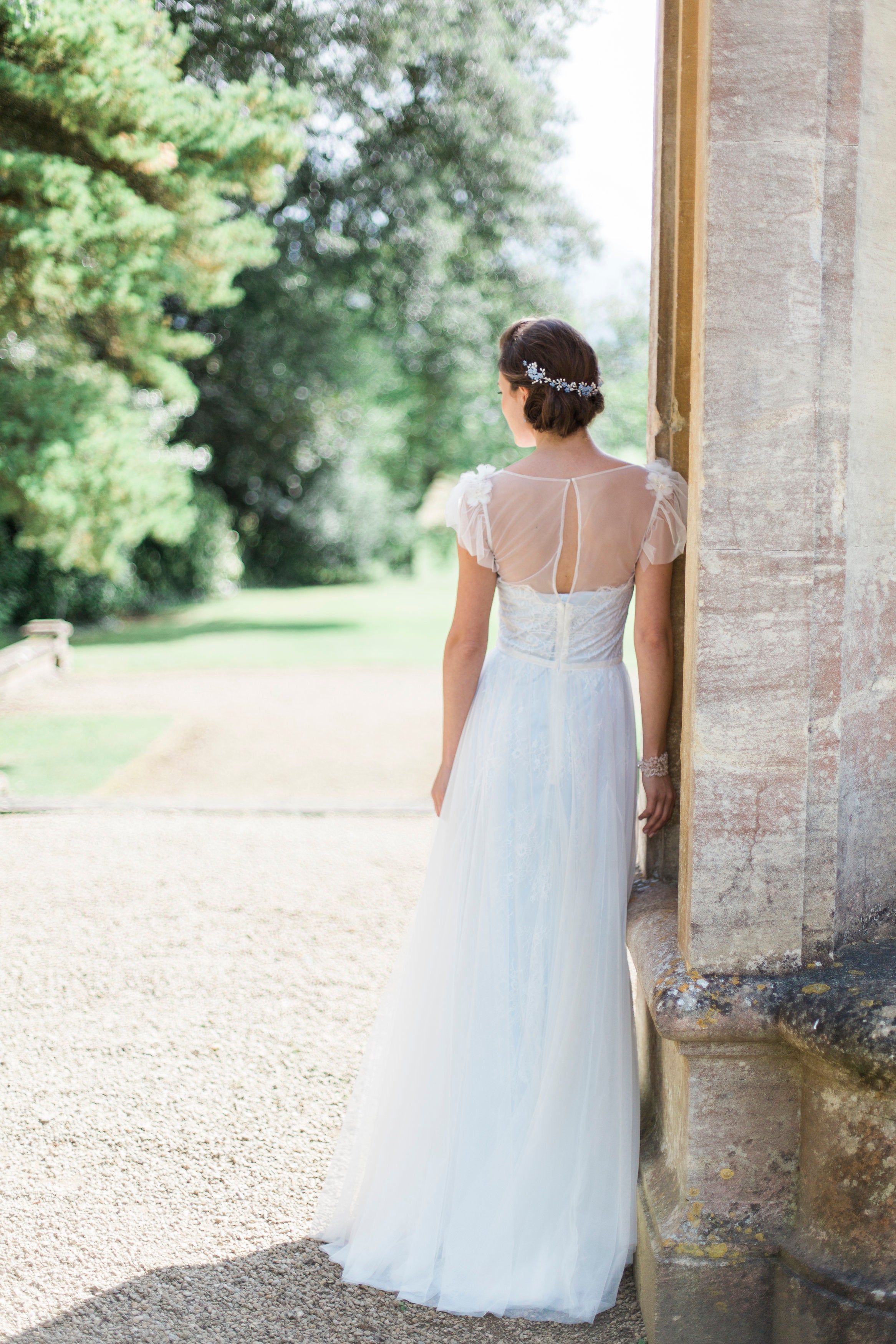 Forget me not 2024 blue bridesmaid dress