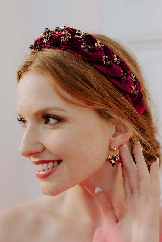 Velvette Berry Earrings