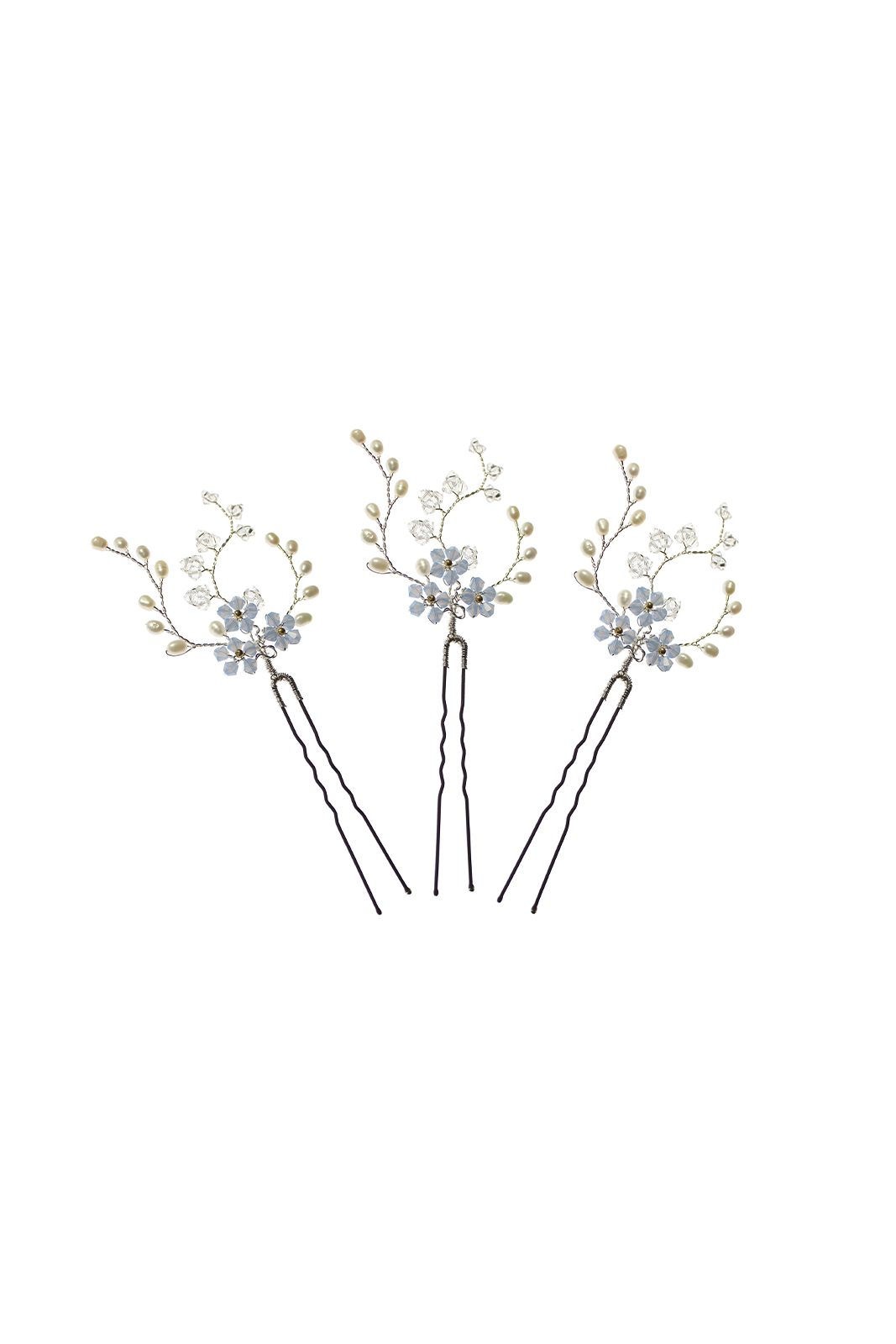 Forget Me Not Hairpins
