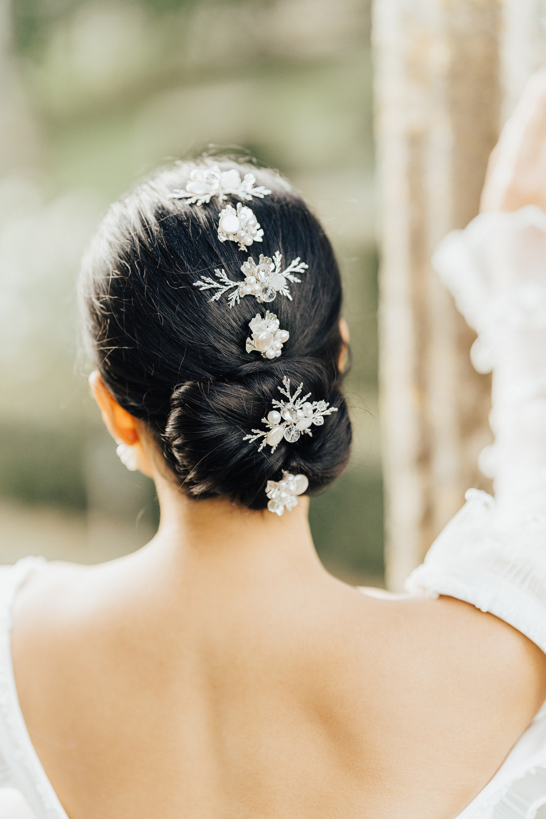 Narnia Hairpins Freshwater Pearl and Swarovski Crystal Bridal