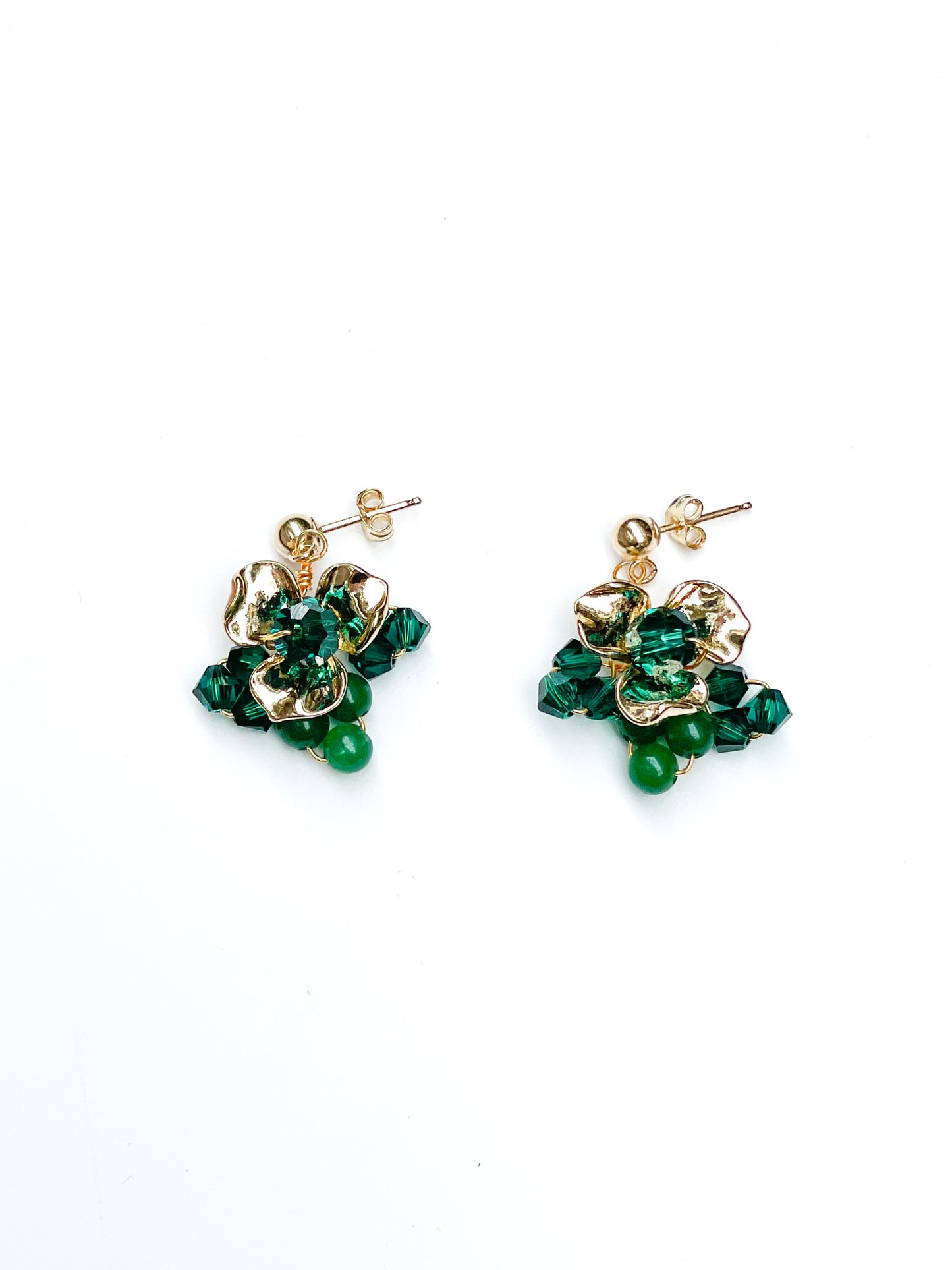 Velvette Emerald Earrings