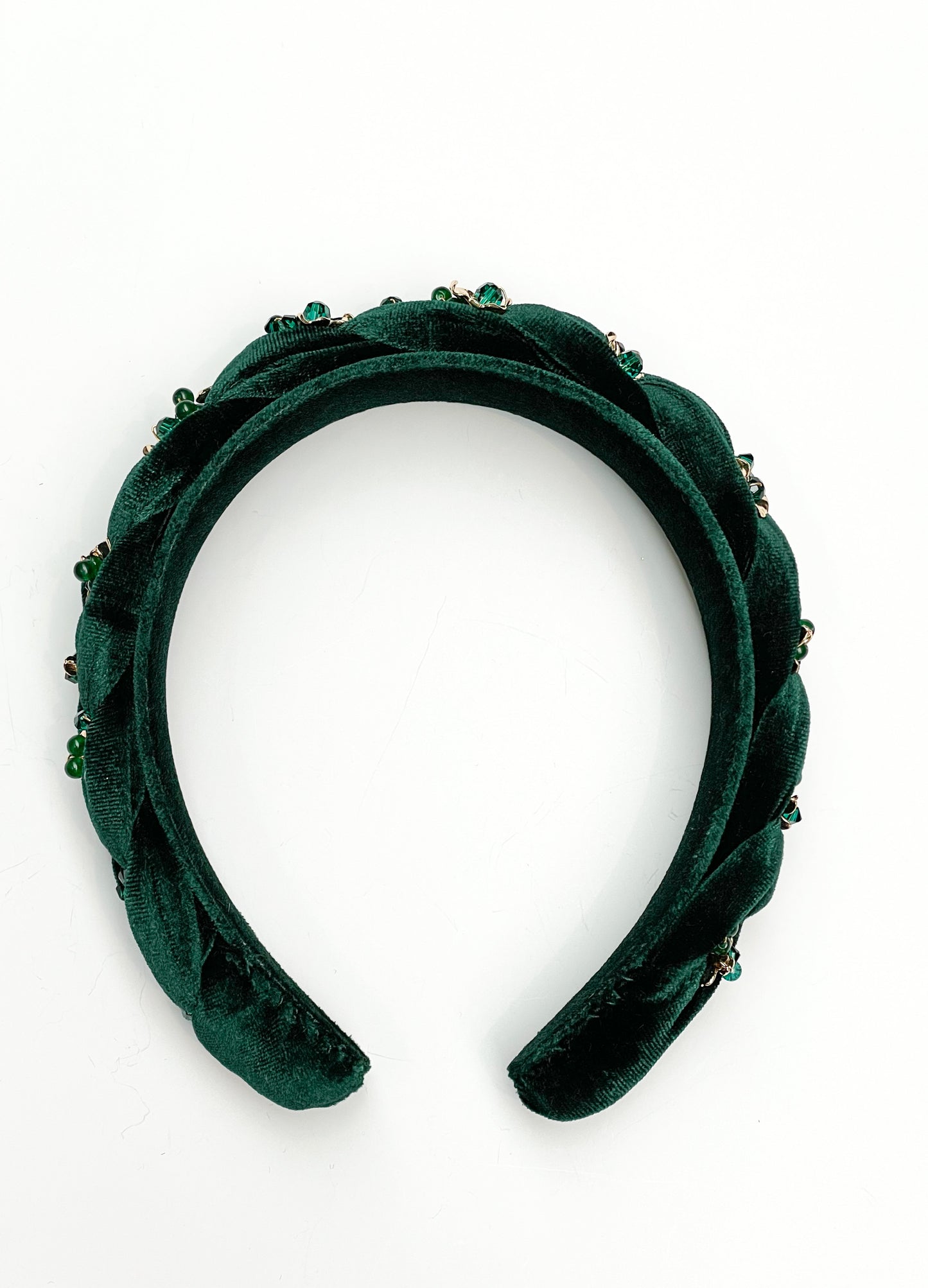 Velvette Emerald Headdress