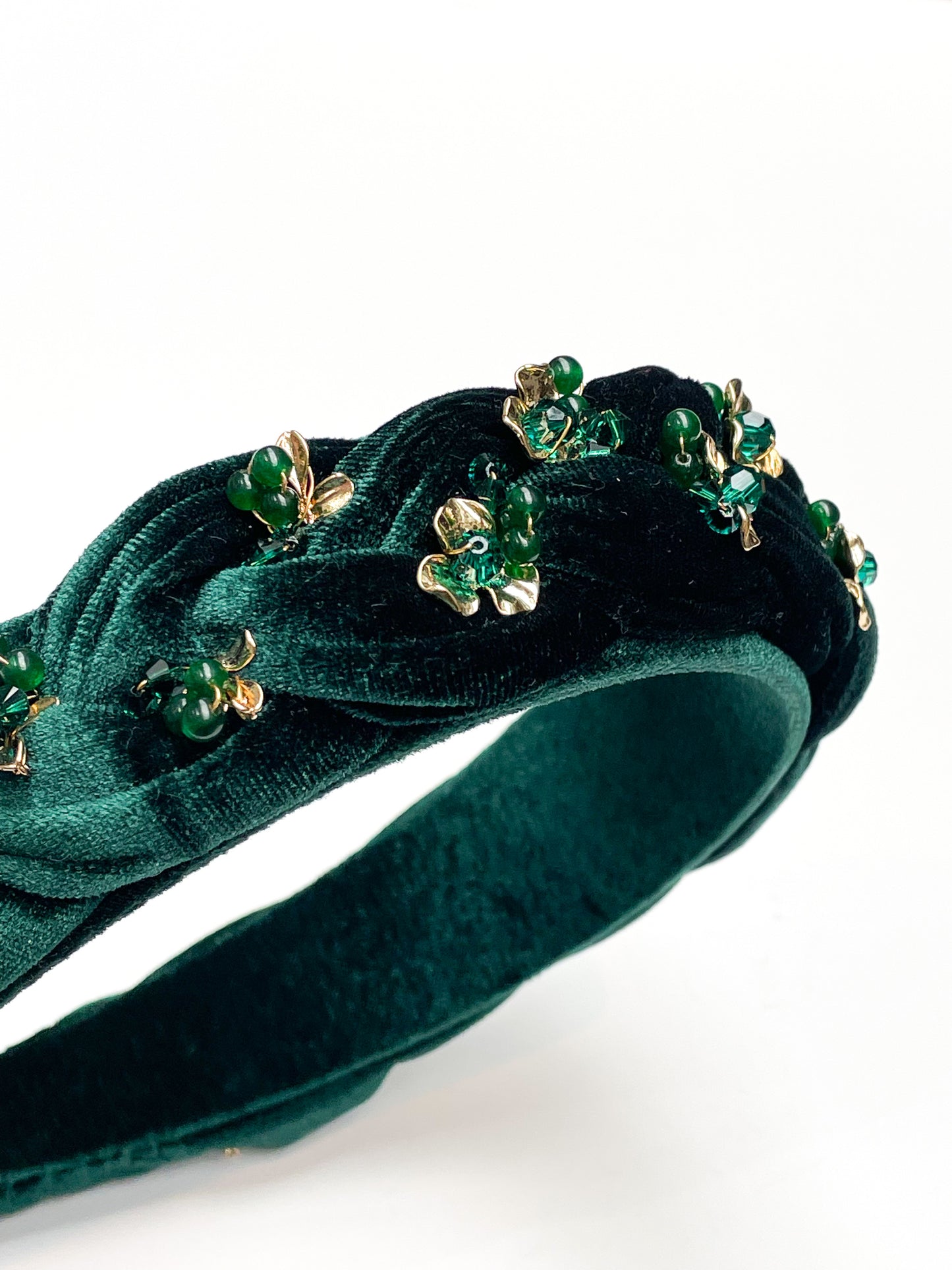 Velvette Emerald Headdress