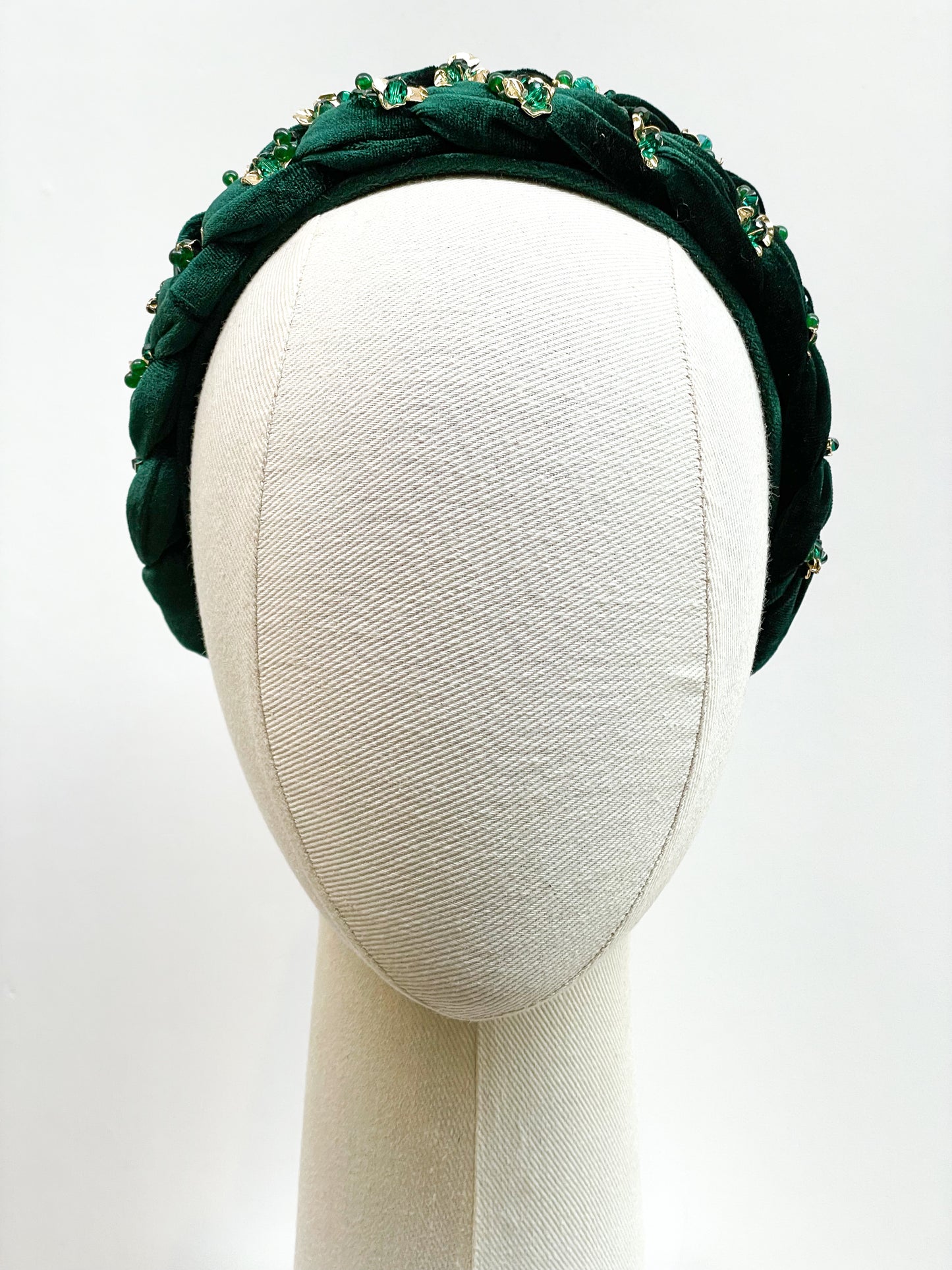 Velvette Emerald Headdress