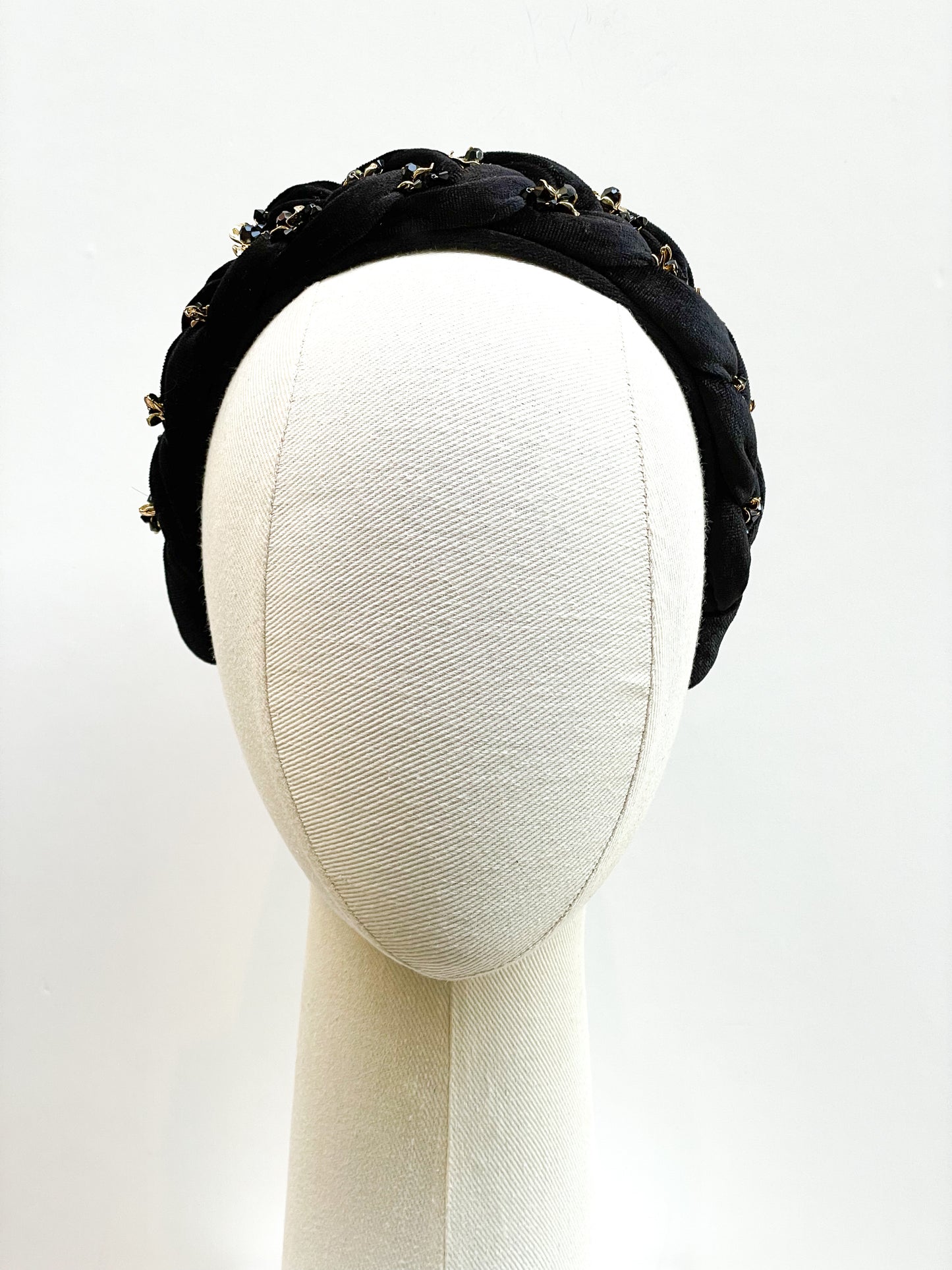 Velvette Black Headdress