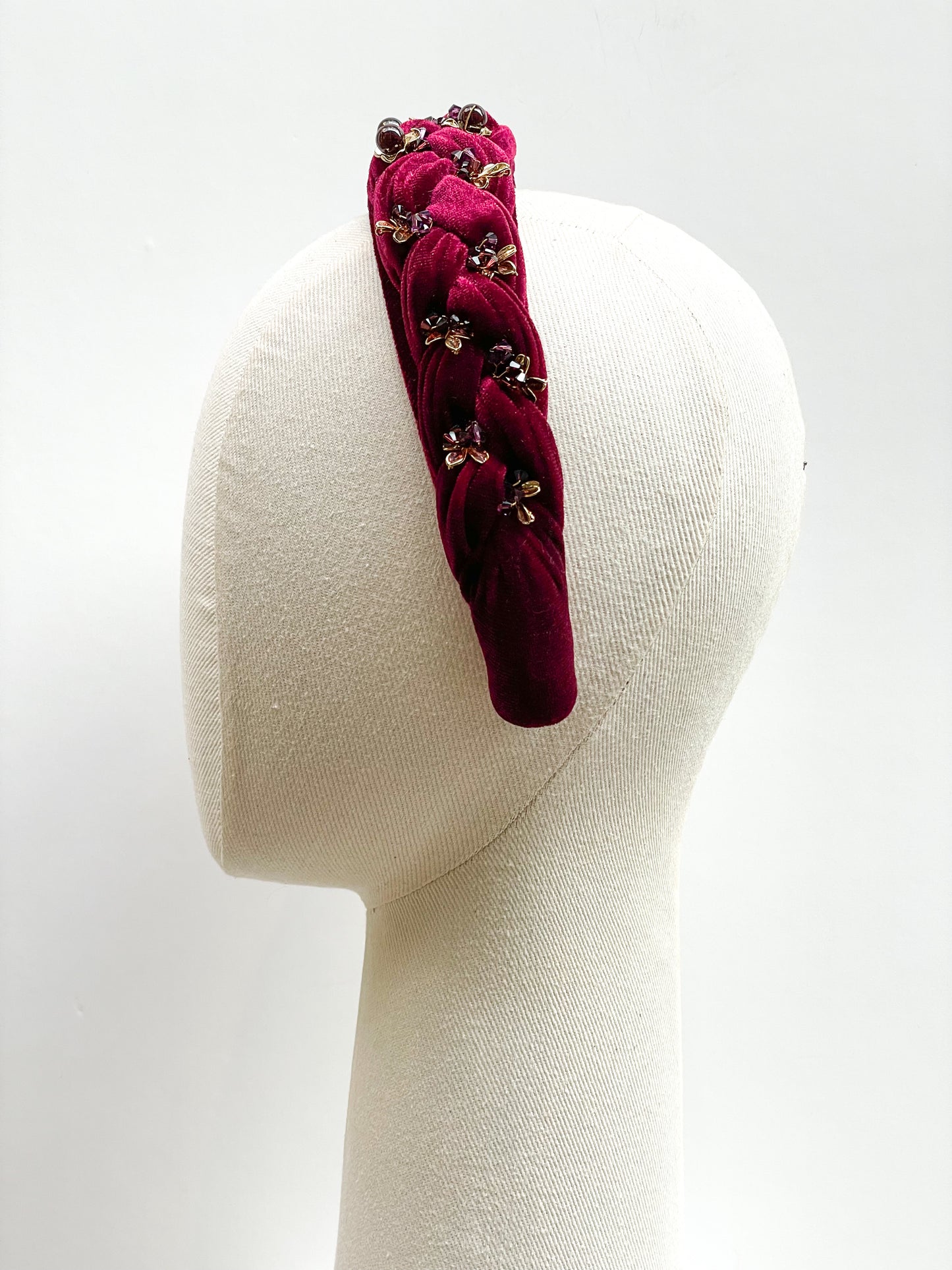 Velvette Berry Headdress